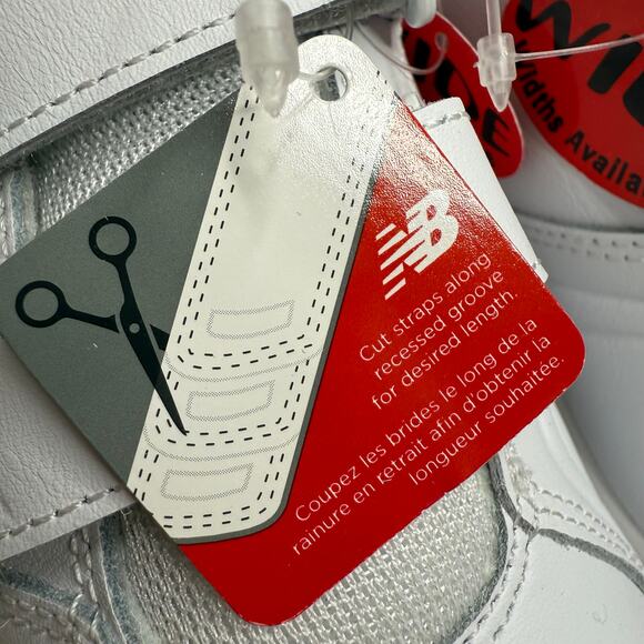 NWT VINTAGE NEW BALANCE Womens 8 WIDE Walking Marche White Athletic Sneaker Shoe - Picture 7 of 11